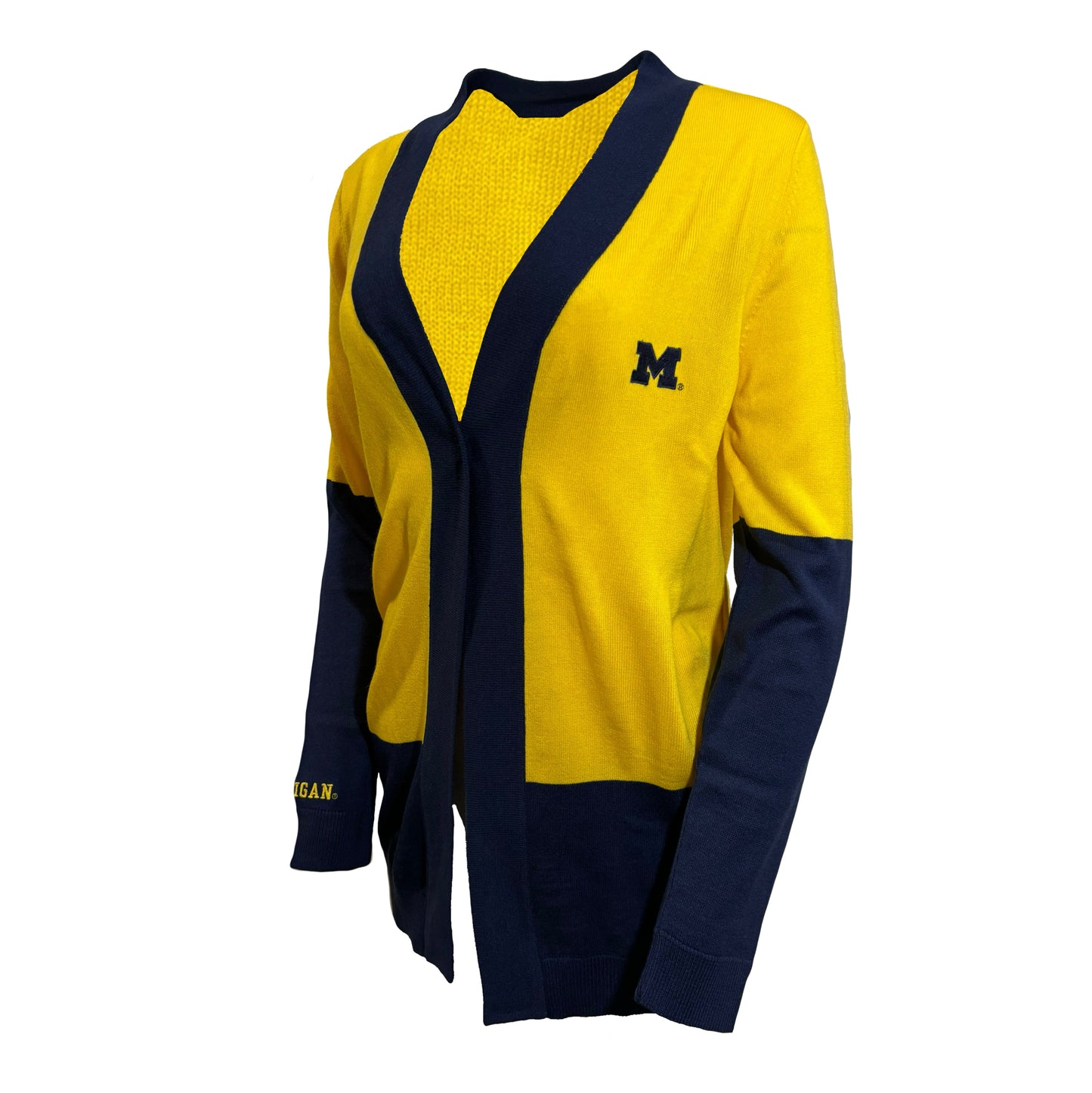 Michigan Color Block Cardigan