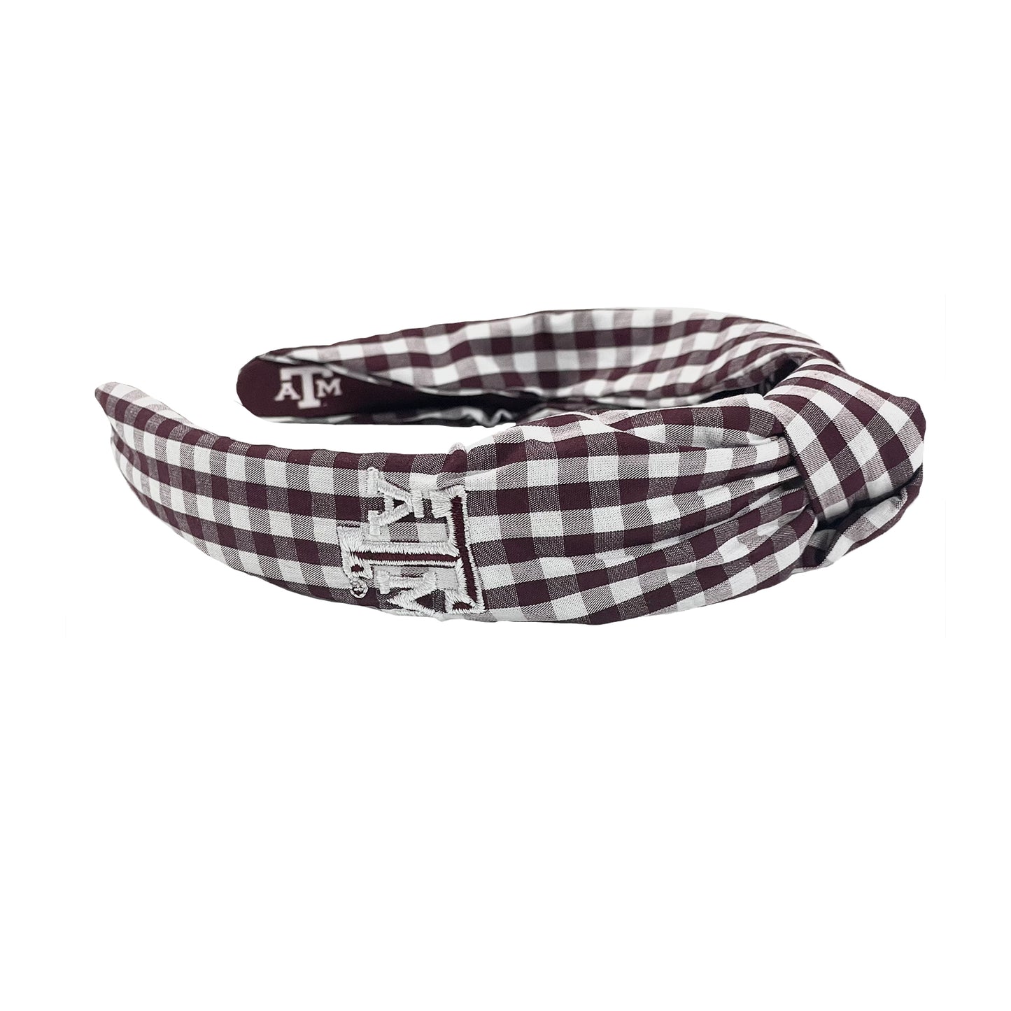 Texas A&M Lyndsay Gingham Headband