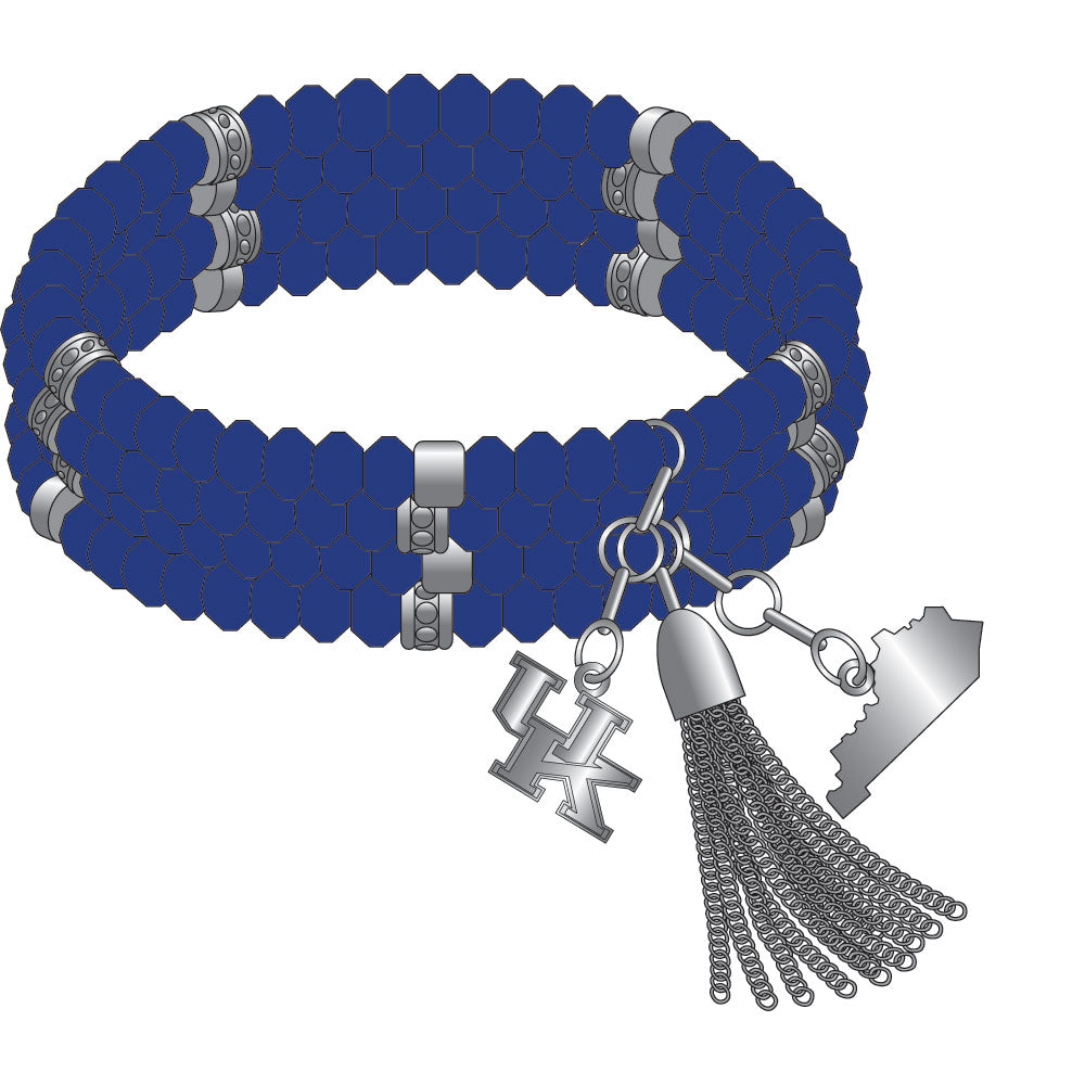 Kentucky Wildcats Shelby Stretch Bracelet