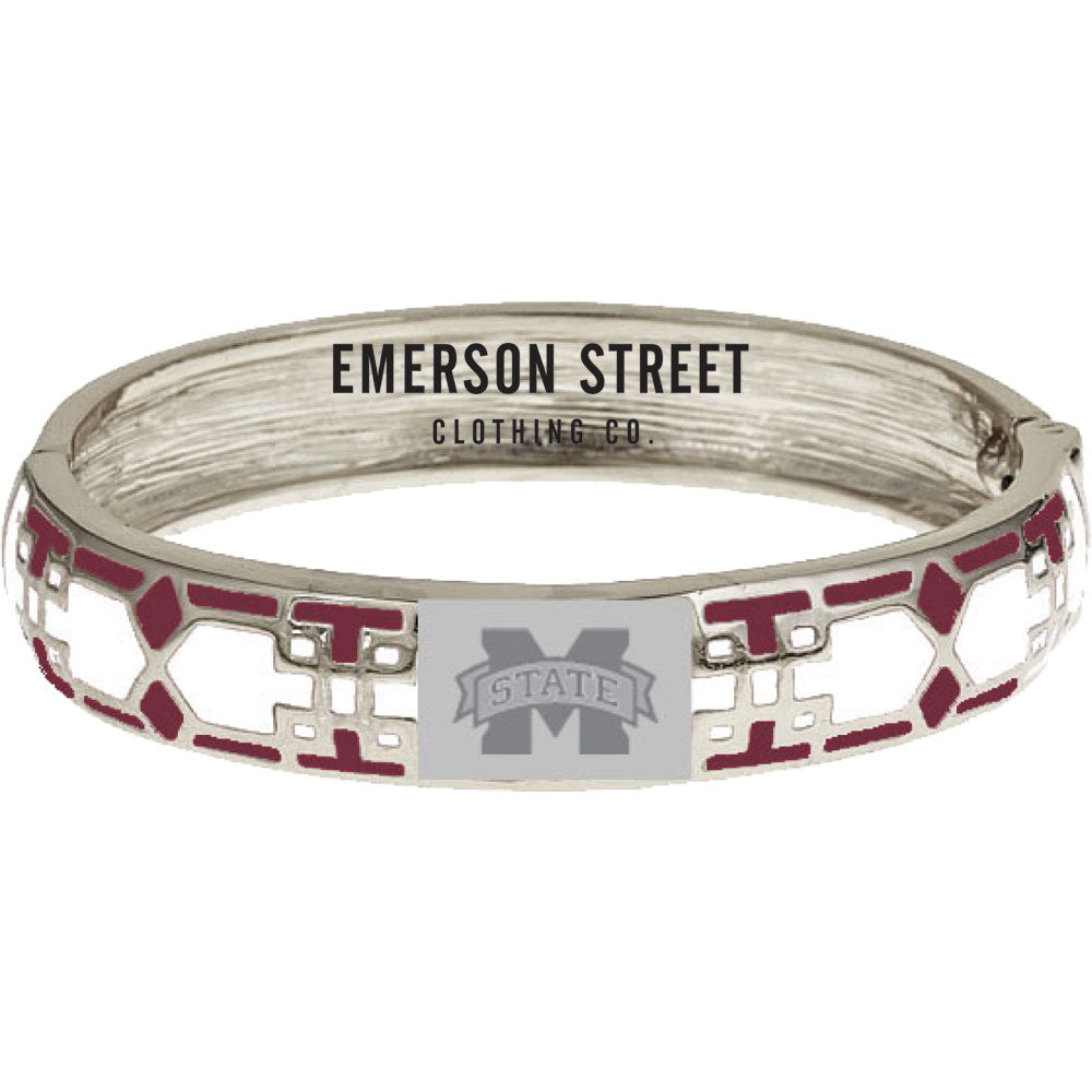 Mississippi State Bulldogs Mosaic Bangle