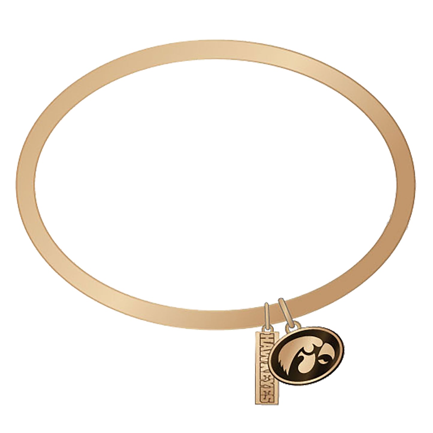 Iowa Hawkeyes Logo Bangle