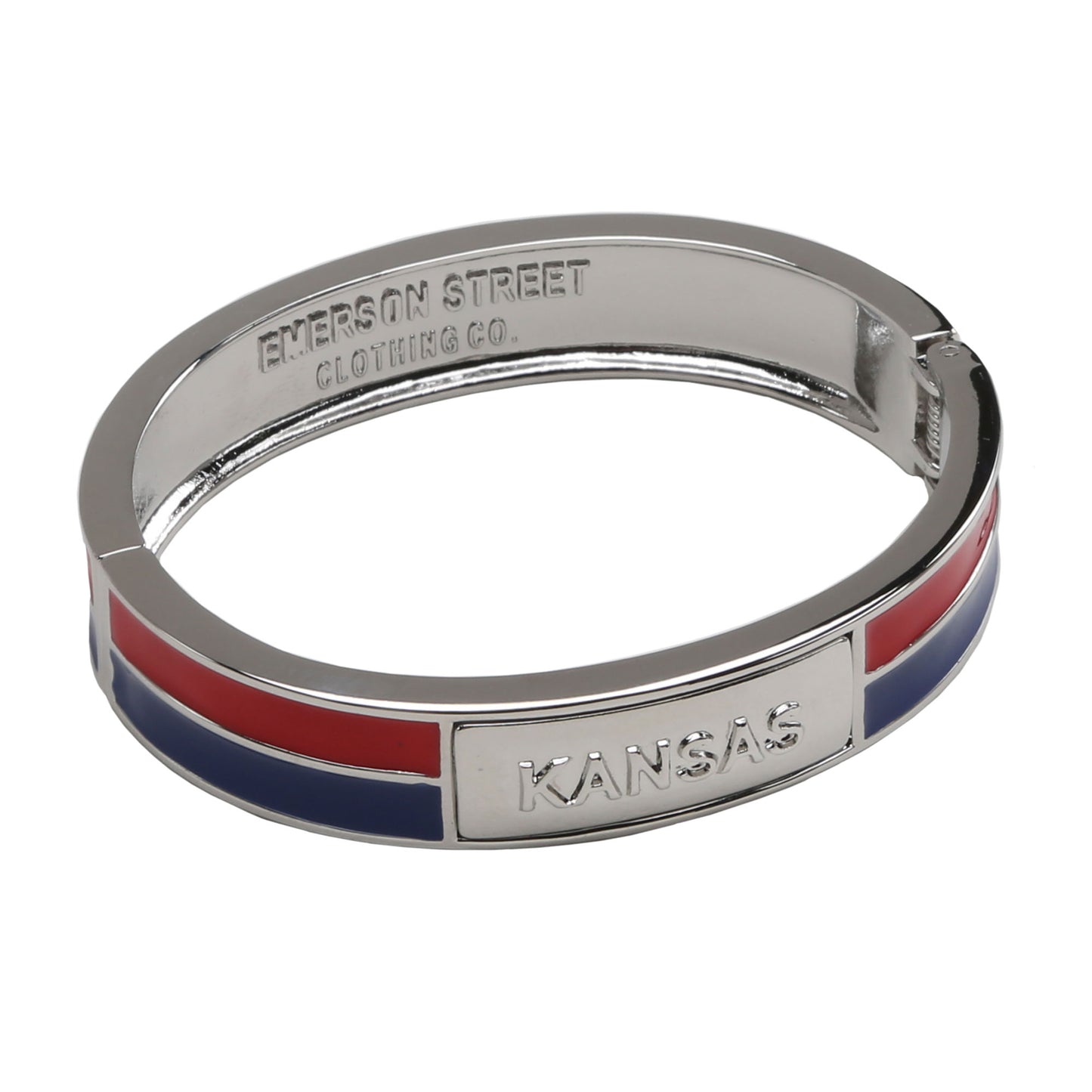 Kansas Jayhawks 2 Tone Bangle