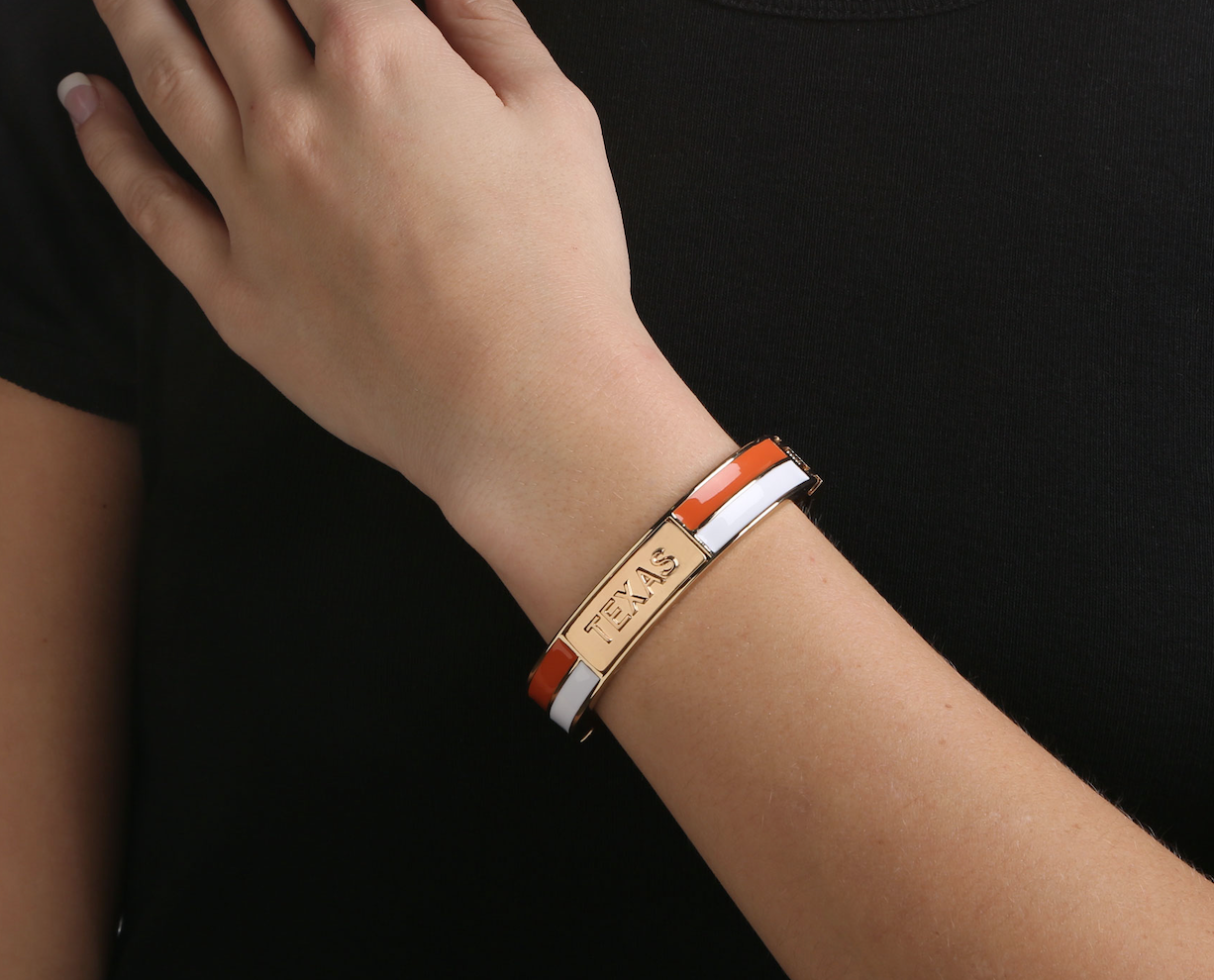 Texas Longhorns 2 Tone Bangle