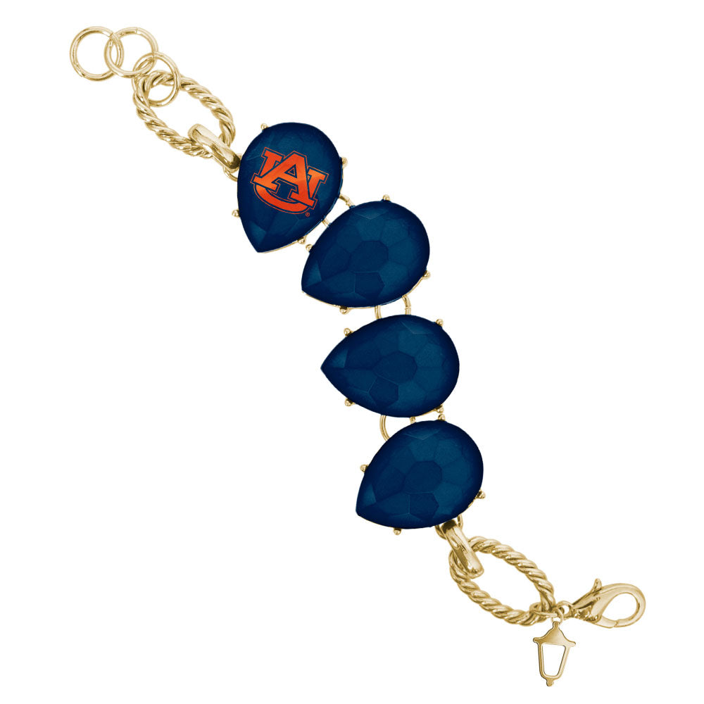 Auburn Tigers Teardrop Bracelet