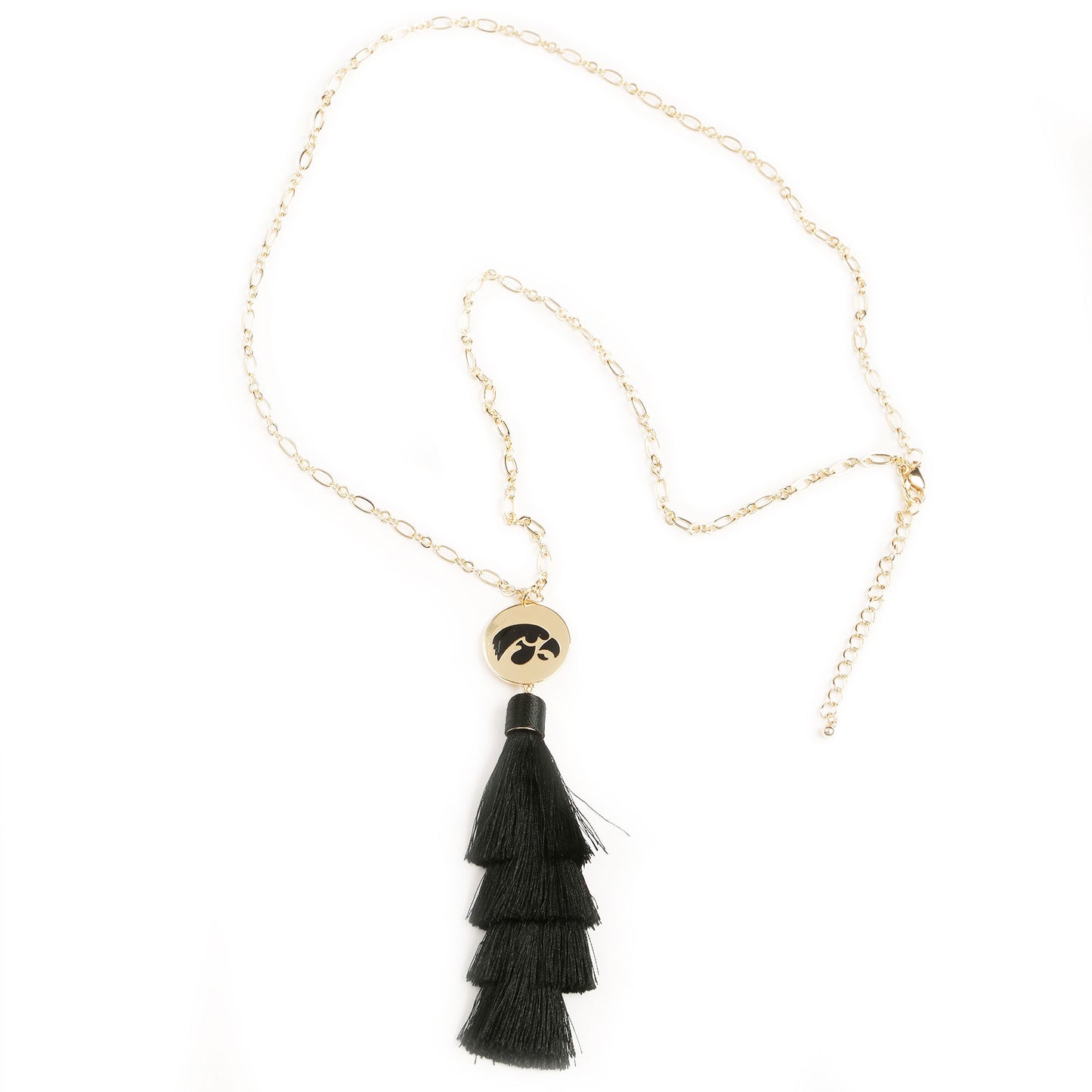 Iowa Hawkeyes Tara Tassel Necklace