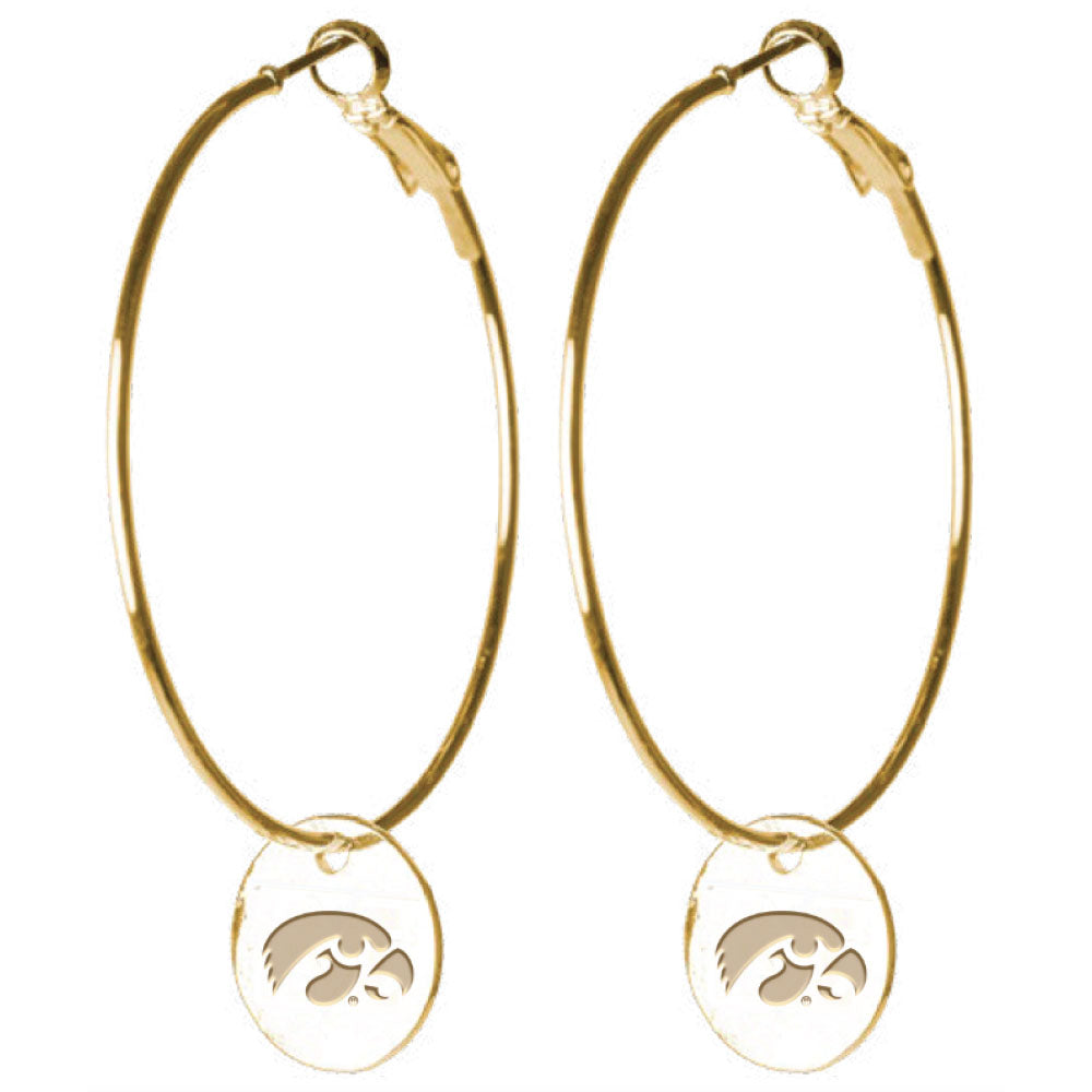 Iowa Hawkeyes Quinn Earrings