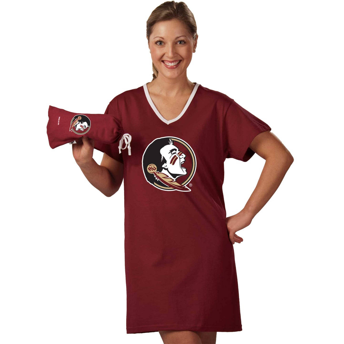 Florida State Seminoles Collegiate Nightshirt In Bag