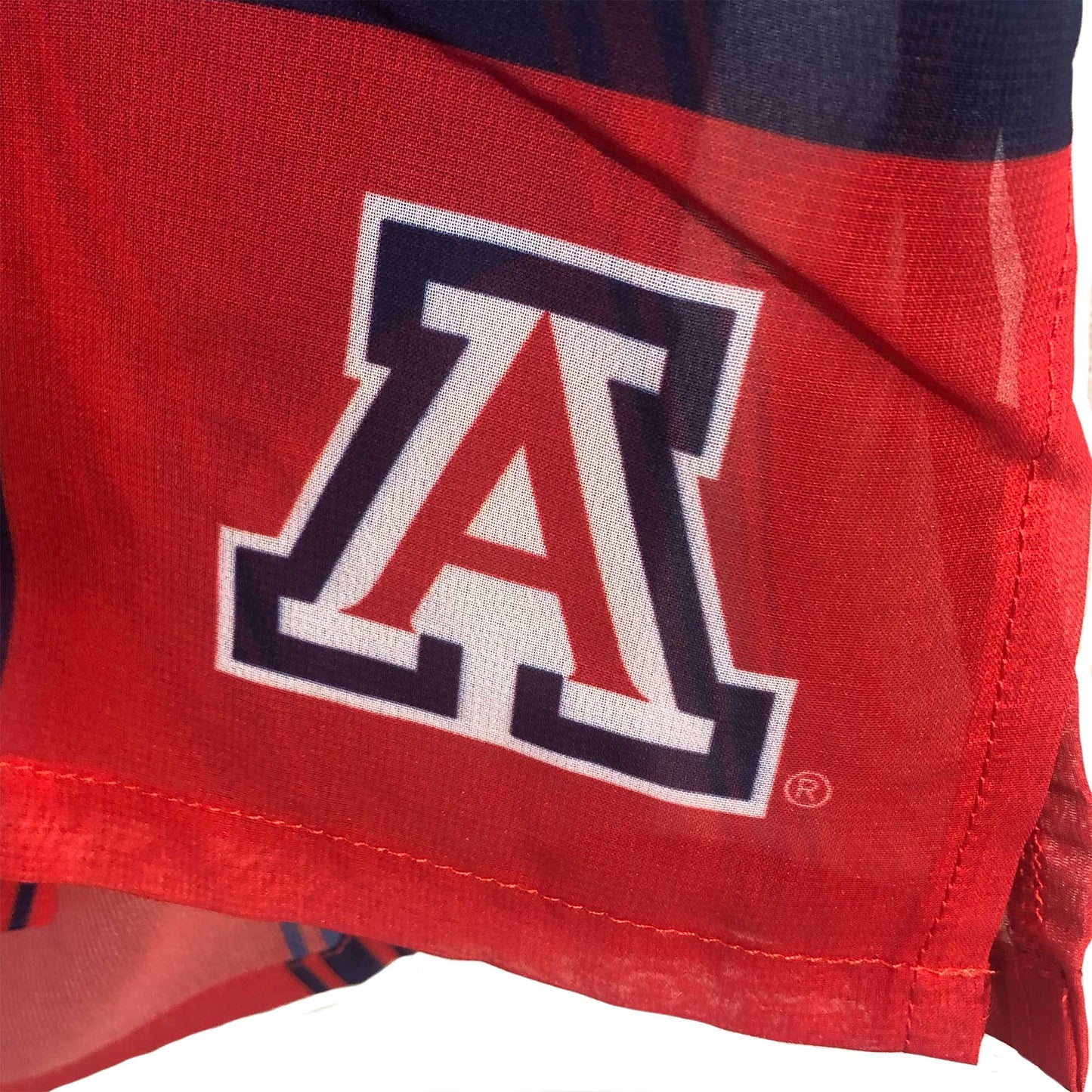 Arizona Wildcats Plaid Sheer Top