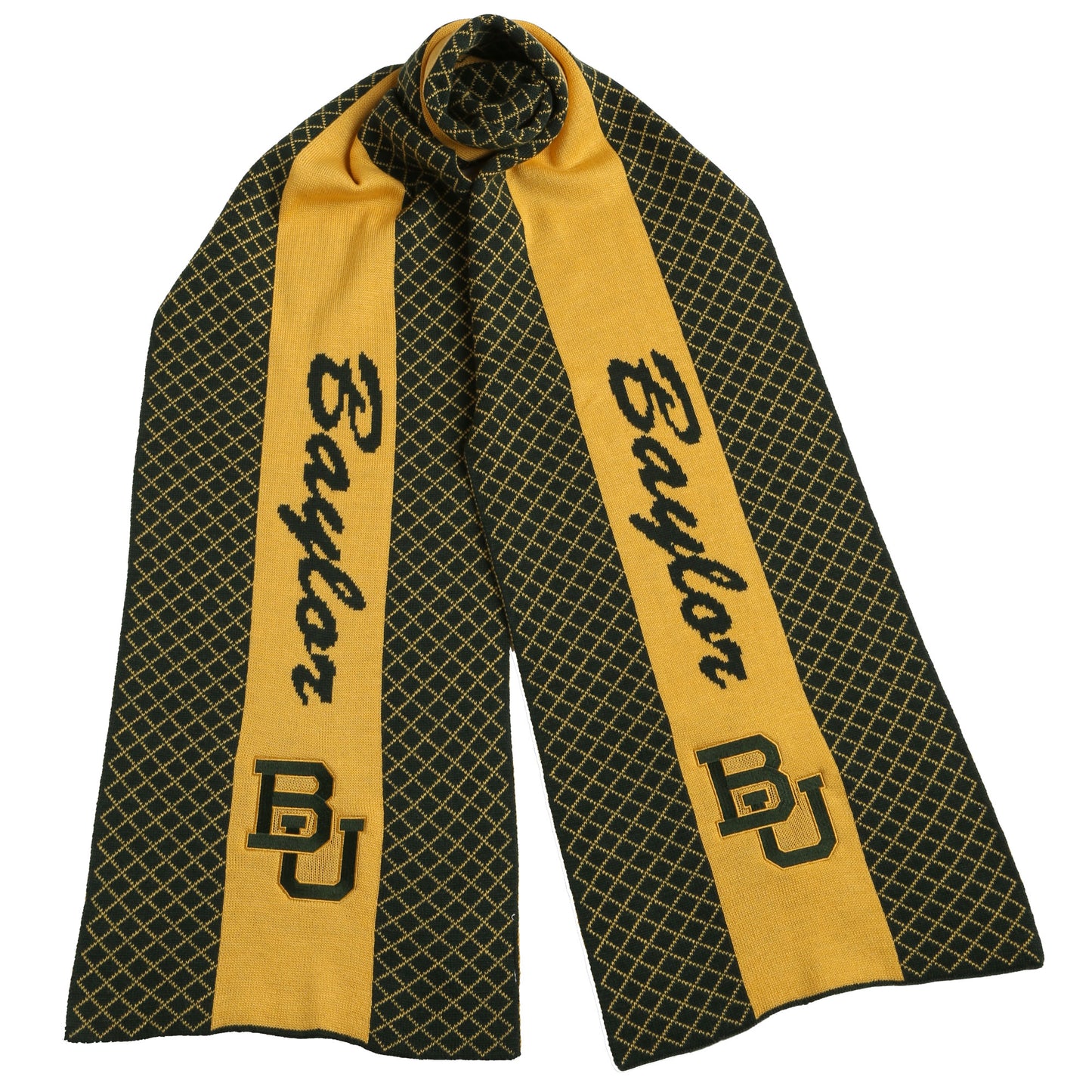 Baylor Bears 2 Tone Knit Scarf