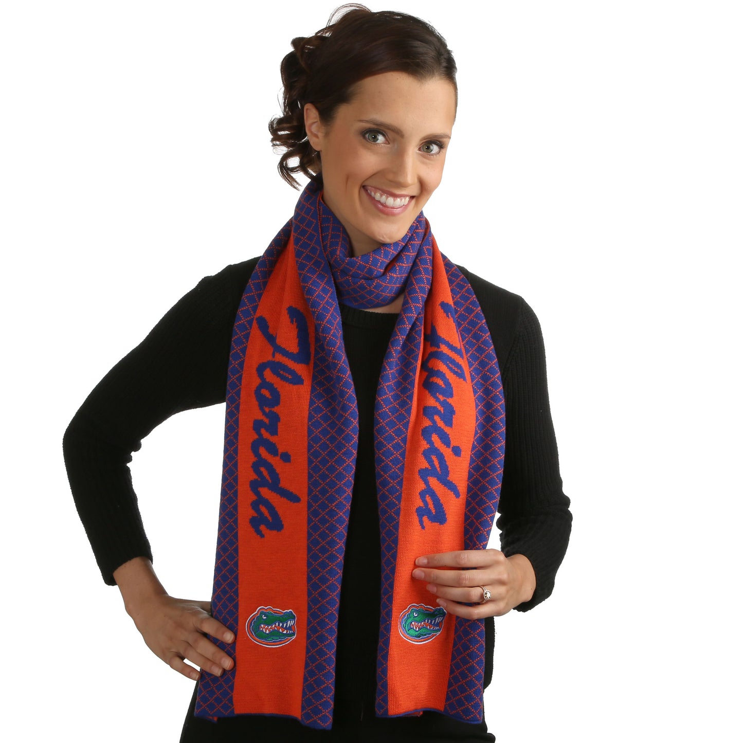 Florida Gators 2 Tone Knit Scarf