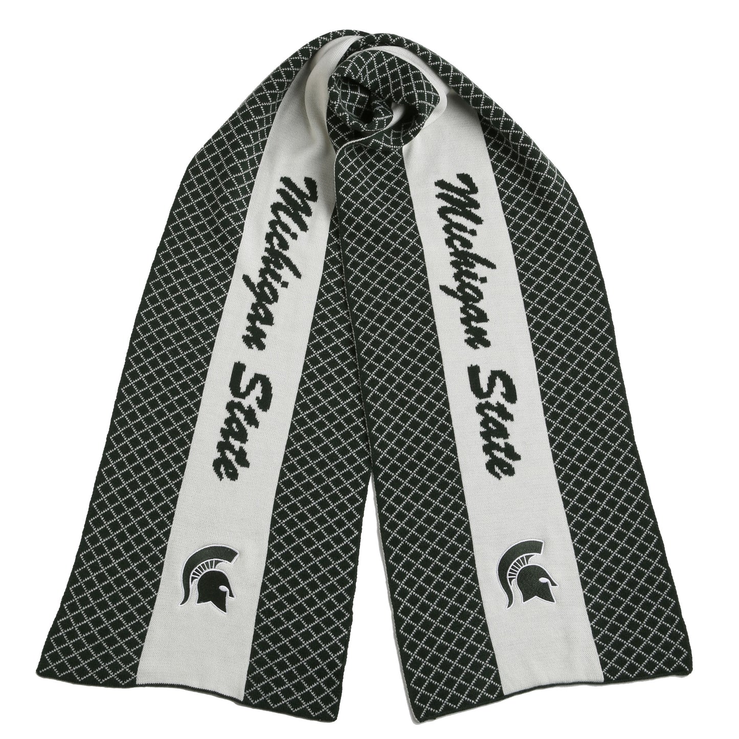 Michigan State Spartans 2 Tone Knit Scarf