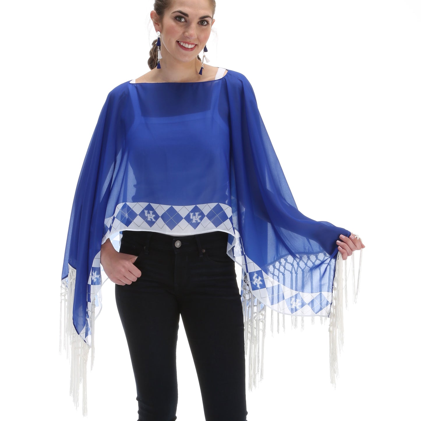 Kentucky Wildcats Peyton Topper With Fringe