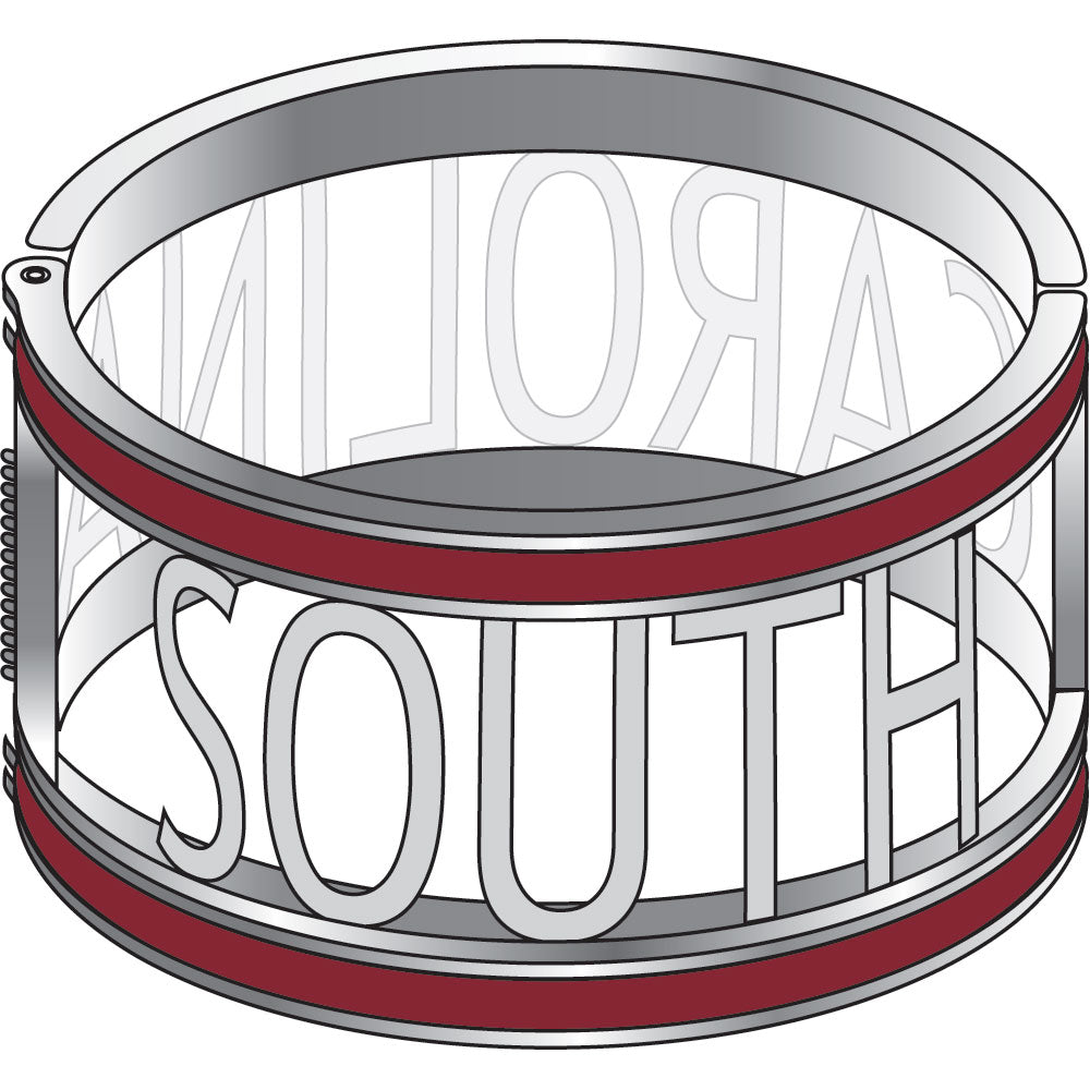 South Carolina Gamecocks Hinged Cuff