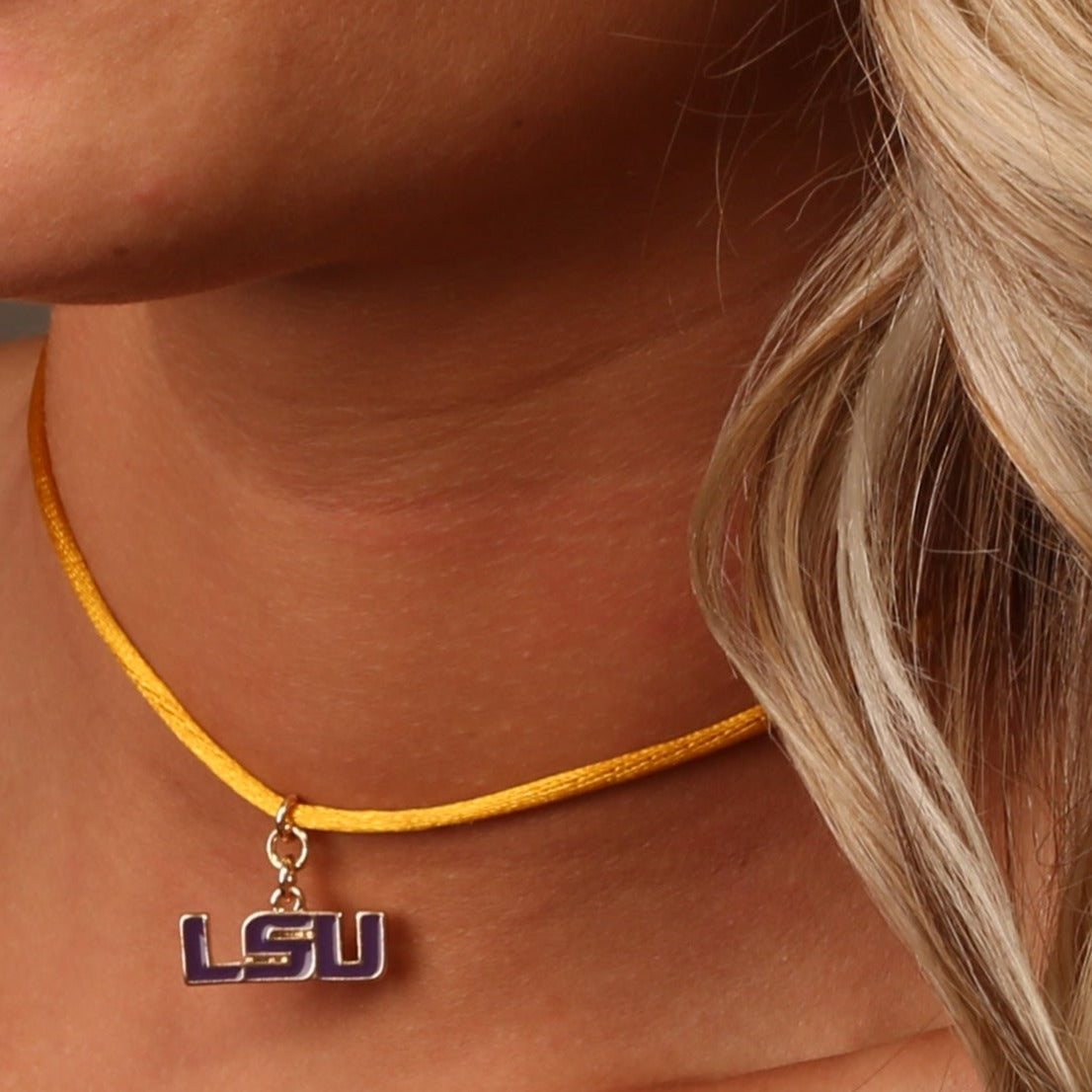 LSU Tigers Satin Choker