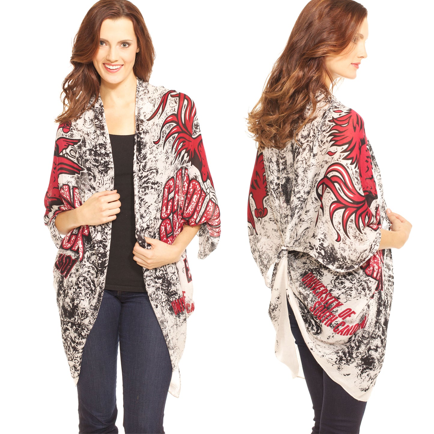 South Carolina Gamecocks Lace Print Scarf