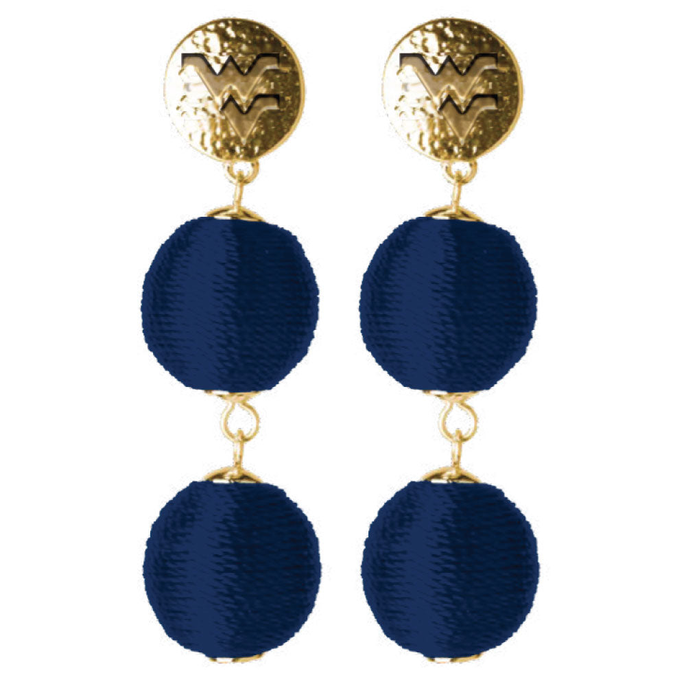 West Virginia Mountaineers Sonata Earrings