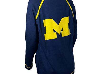 Michigan Wolverines Contrast Trim Cardigan