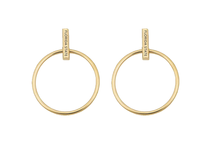 Florida State Seminoles Holly Earrings