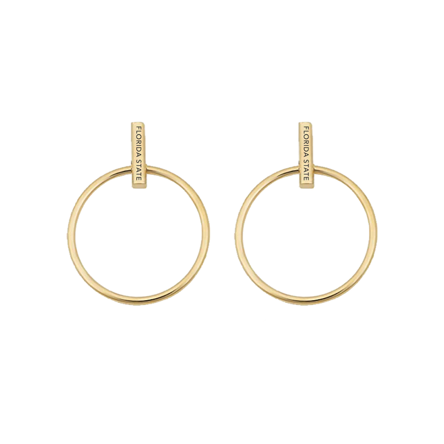 Florida State Seminoles Holly Earrings