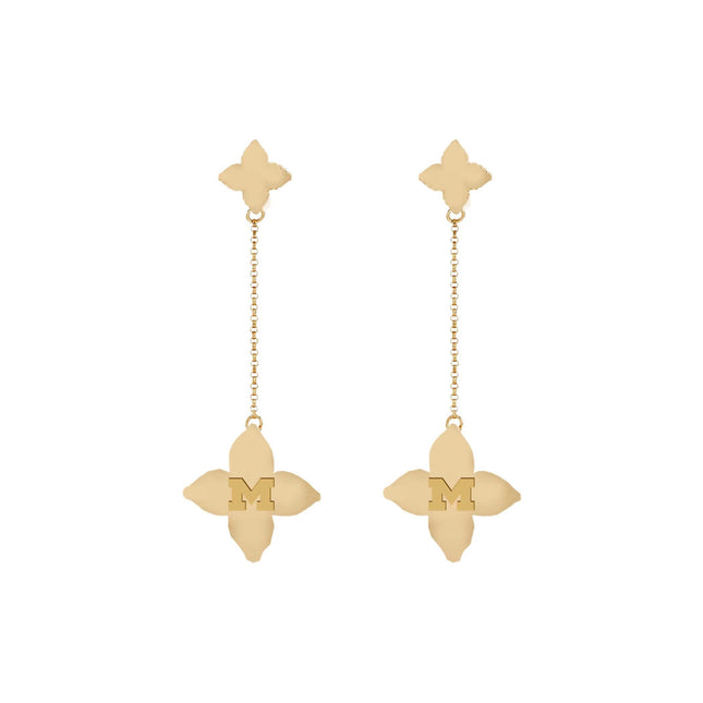 Michigan Wolverines Sunny Earrings