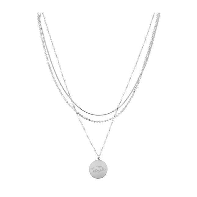 Arkansas Razorbacks Grizzy Necklace