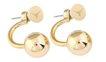 Texas Long Horns Sasha Earrings