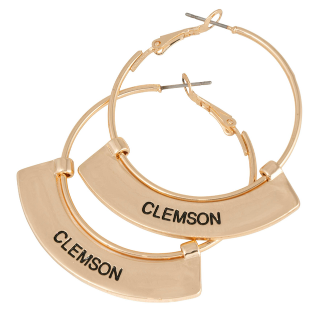 Clemson Tigers Weller Earrings