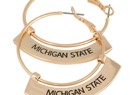 Michigan State Spartans Weller Earrings