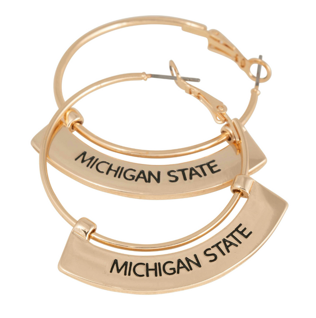 Michigan State Spartans Weller Earrings