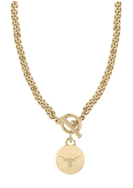 Texas Long Horns Ramsey Necklace