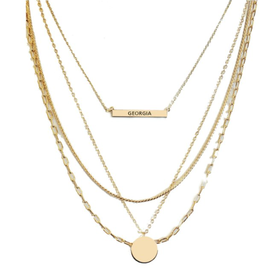 Georgia Bulldogs Taytum Necklace
