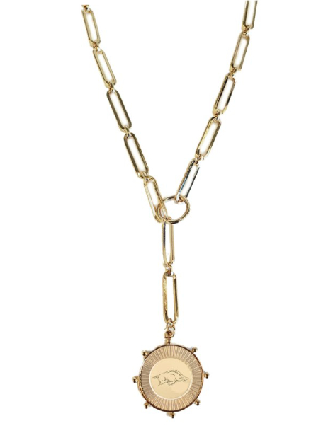 Arkansas Razorbacks Gouda Necklace