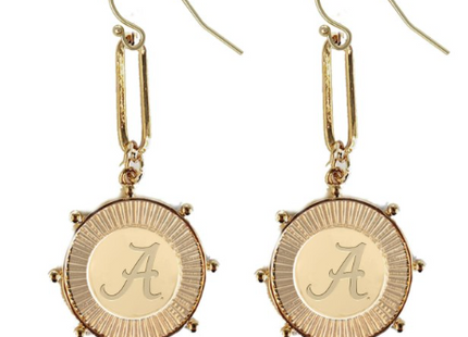 Alabama Crimson Tide Pixel Earrings