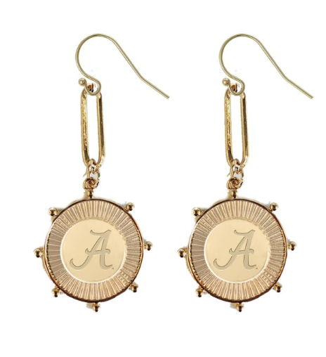 Alabama Crimson Tide Pixel Earrings