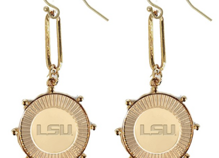 LSU Tigers Pixel Earrings
