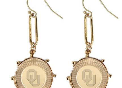Oklahoma Sooners Pixel Earrings