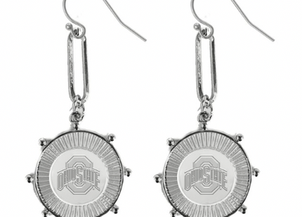 Ohio State Buckeyes Pixel Earrings