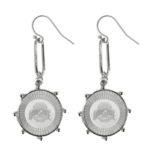 Ohio State Buckeyes Pixel Earrings