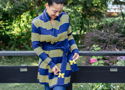 Michigan Wolverines Stadium Cardigan