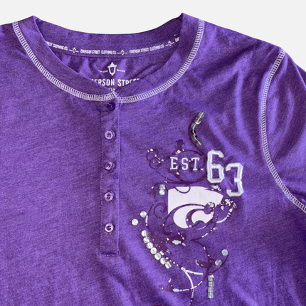 Kansas State Wildcats Henley Tee