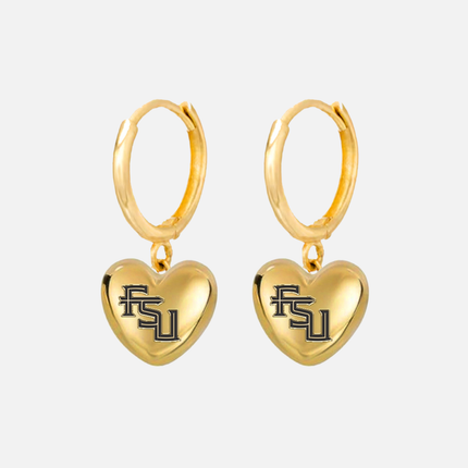 Florida State Seminoles Hibiscus Earrings