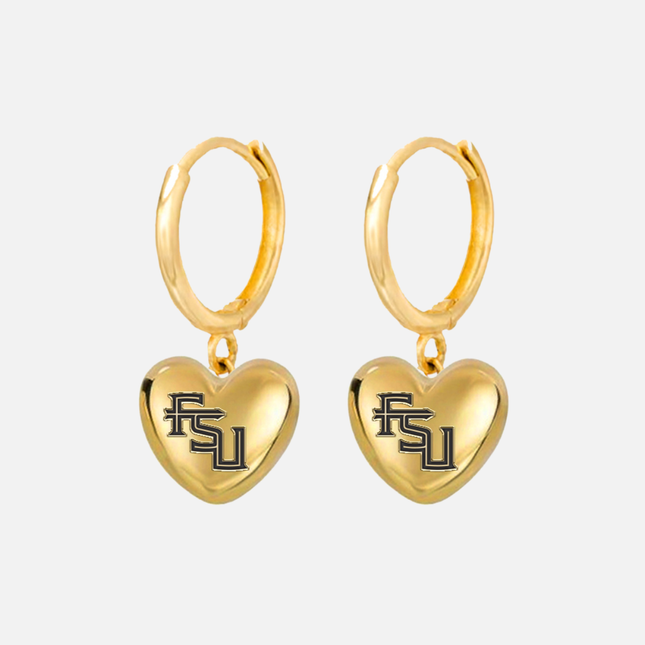 Florida State Seminoles Hibiscus Earrings