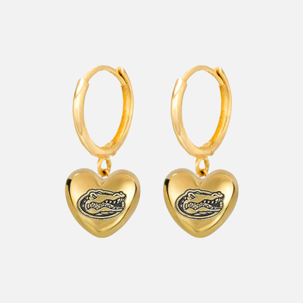 Florida Gators Hibiscus Earrings