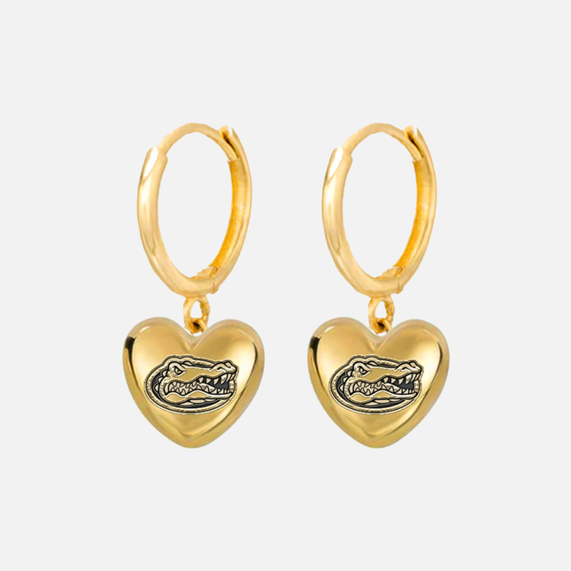 Florida Gators Hibiscus Earrings
