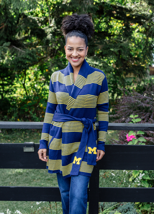 Michigan Wolverines Stadium Cardigan