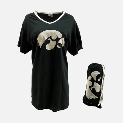 Iowa Hawkeyes Nightshirt in a Bag