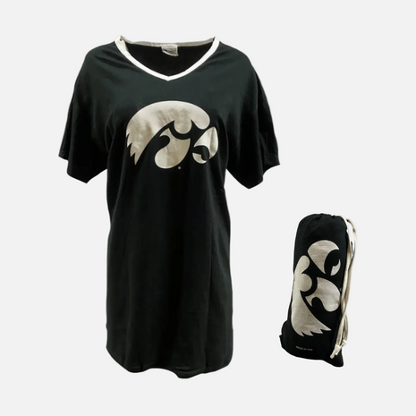 Iowa Hawkeyes Nightshirt in a Bag
