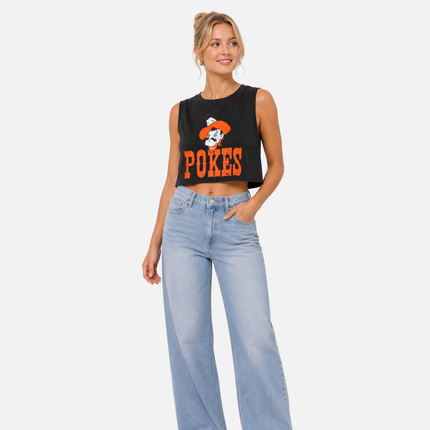 Oklahoma State Cowboys Zora Cropped Tank