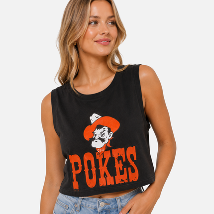 Oklahoma State Cowboys Zora Cropped Tank