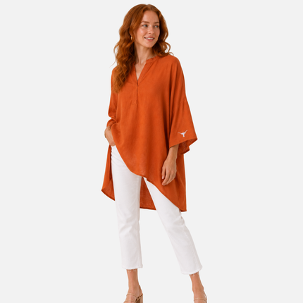Texas Longhorns Burnt Orange Sloan Tunic Blouse / Dress